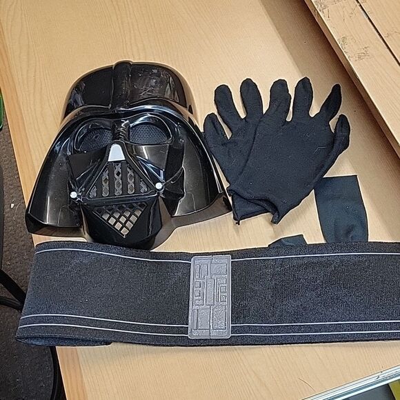 Star Wars childs Darth Vader costume size L 10-12 - Picture 7 of 12